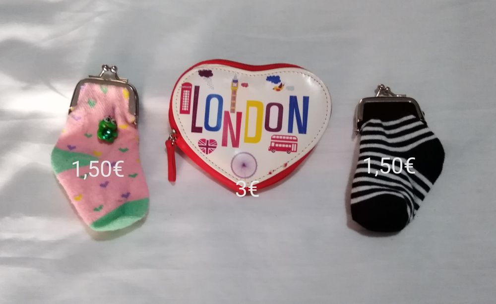 SALDOS - Lote de porta moedas e porta cartões