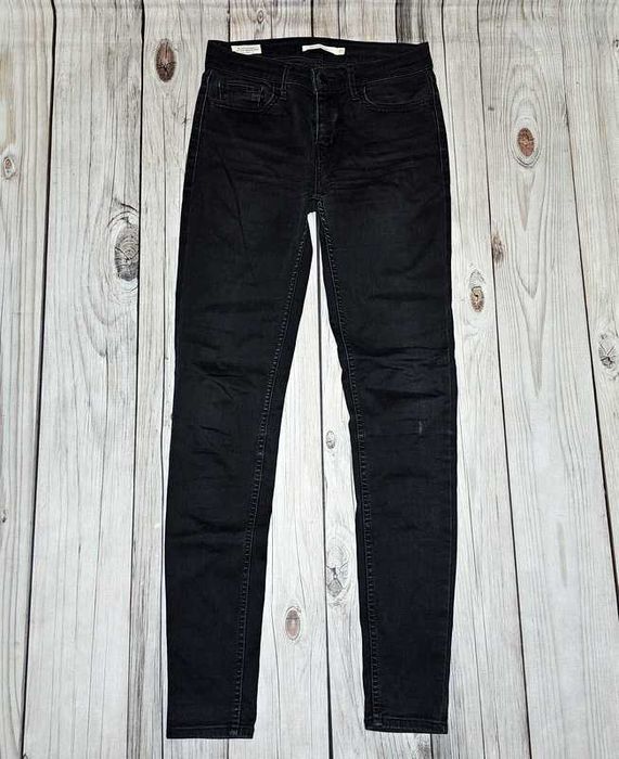 Spodnie Levi's skinny 710 W27 L32 czarne