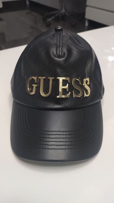 Czapka Guess oryginał eko skóra