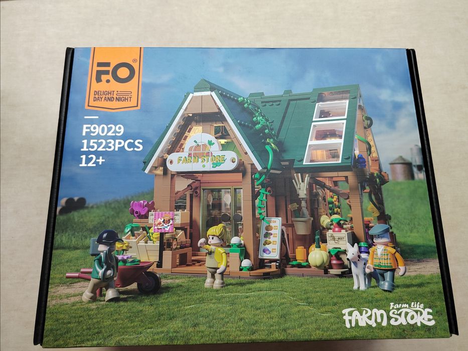 Klocki lego farma oświetlenie