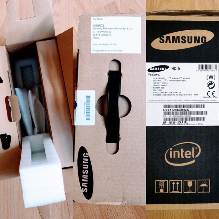 Laptop Notebook Ultrabook Samsung NC10 mały 10" mobilny