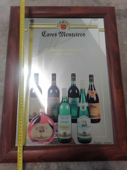 Quadro vinhos Monteiro