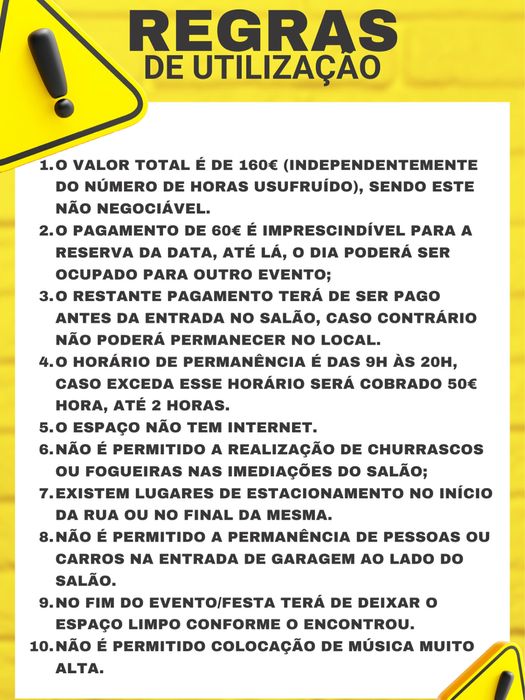 Espaço para Eventos com 100m2 em V.N de Gaia