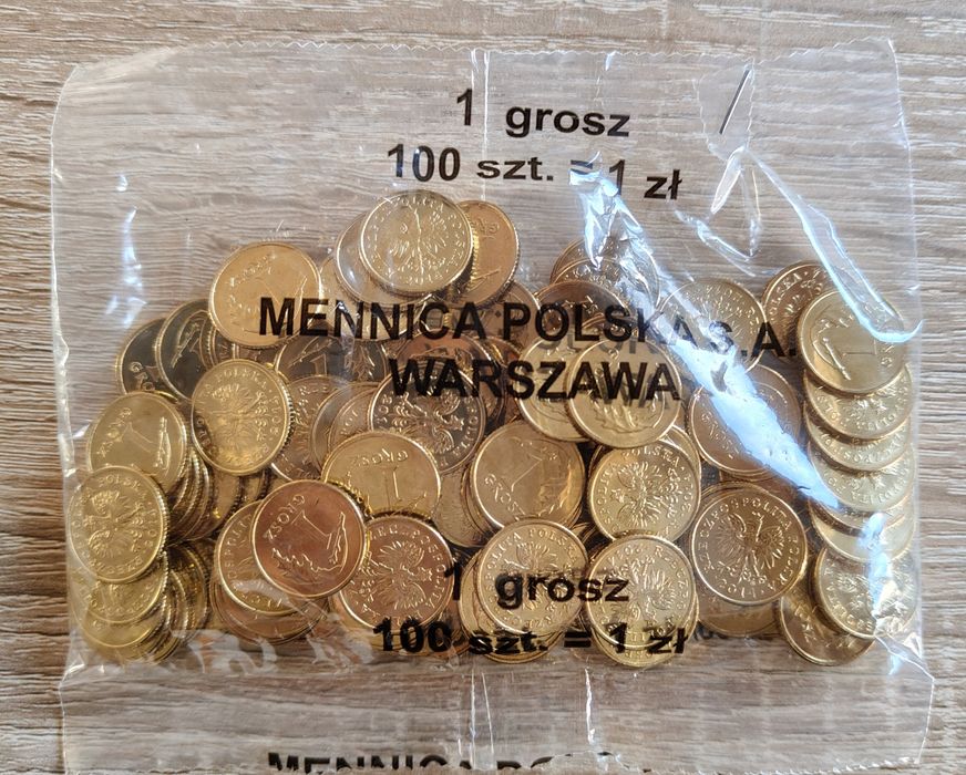 1 grosz 2014 woreczek menniczy