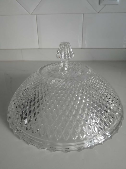 Vaso Floreira de cristal + Jara + Tampa (3 peças de Cristal)