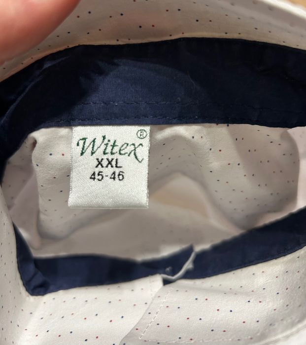 Koszula męska z wzorem i długim rękawem