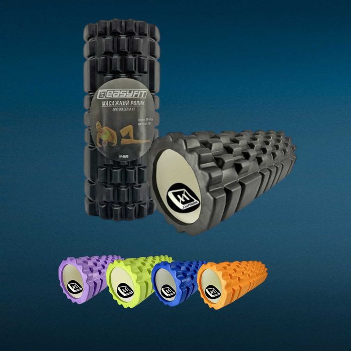 Массажный ролик 33 *15см масажер для спини