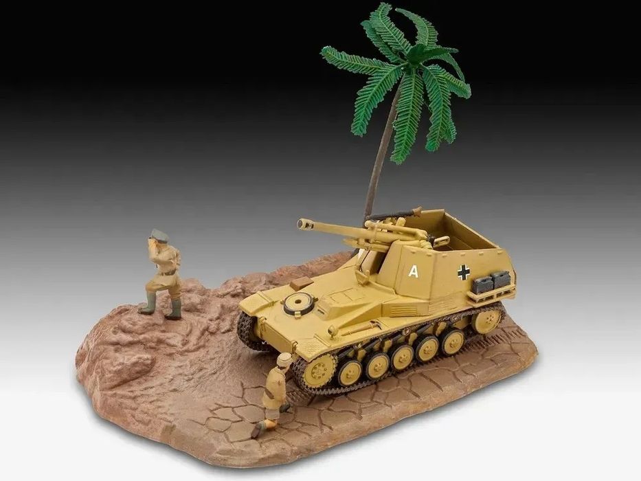 Збірна модель 1/76  артилерійська установка Wespe First Diorama