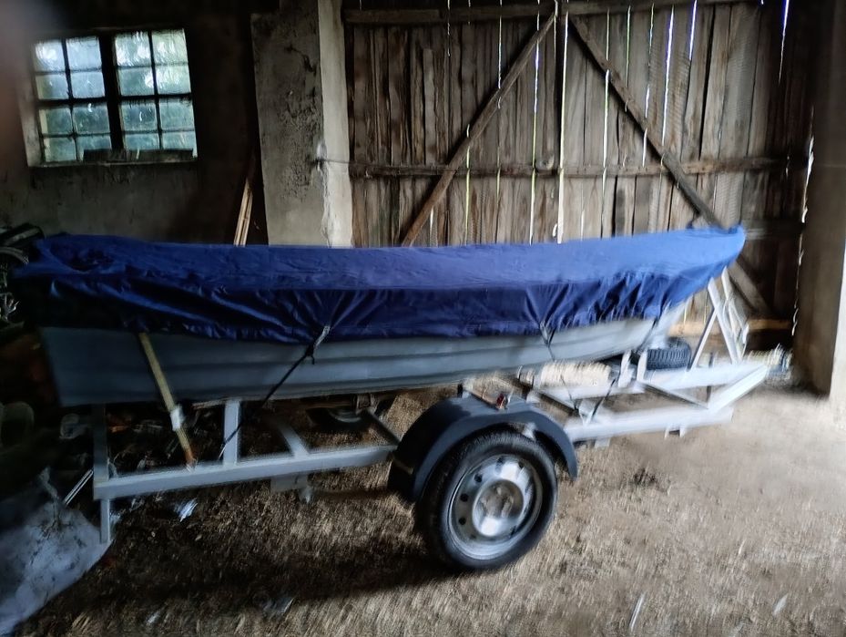 Łódka wędkarska jednopłaszczowa