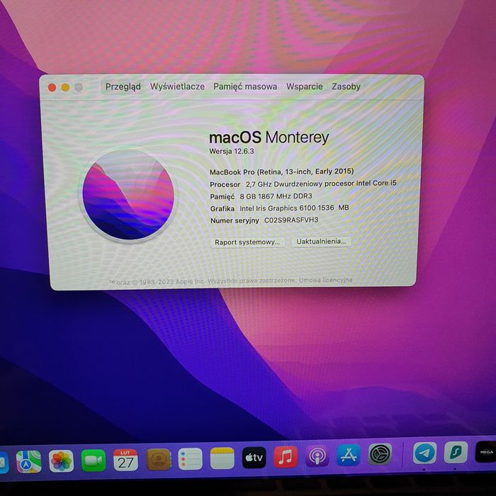 MacBook Pro A 1502 EMC 2835