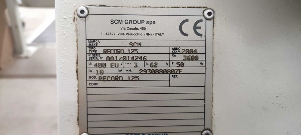 SPRZEDAŻ maszyna SCM Record 125.