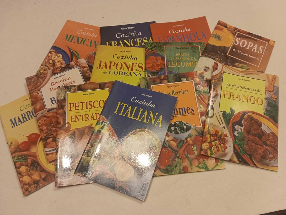 12 Pequenos Livros Culinária Internacional Anne Wilson * Ver Descrição