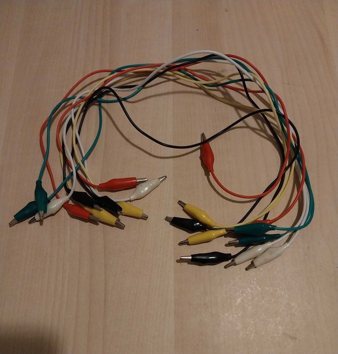 Conjunto Cabos Eléctricos com Corcodilos