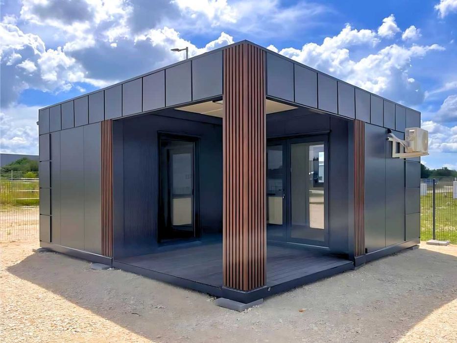 Kontener Biurowy Handlowy Kosmetyczny Modułowy Pawilon 6x6 OKAZJA