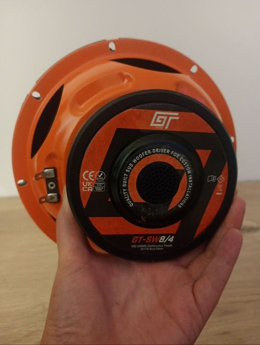 Głośnik bassface gt sw8/4 subwoofer
