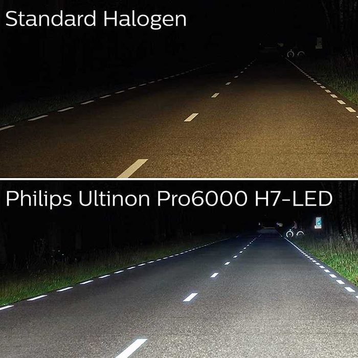 Lâmpadas LED H7 Philips Ultinon Pro6000