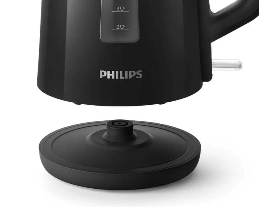 Czajnik Elektryczny 1.7L 2200W Czarny Z FILTRACJĄ Obrotową Podstawą