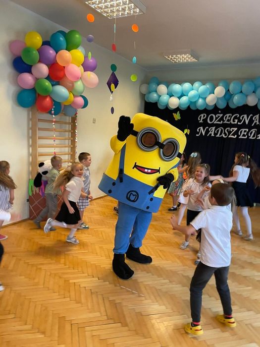 Biały mis ,Panda na impreze