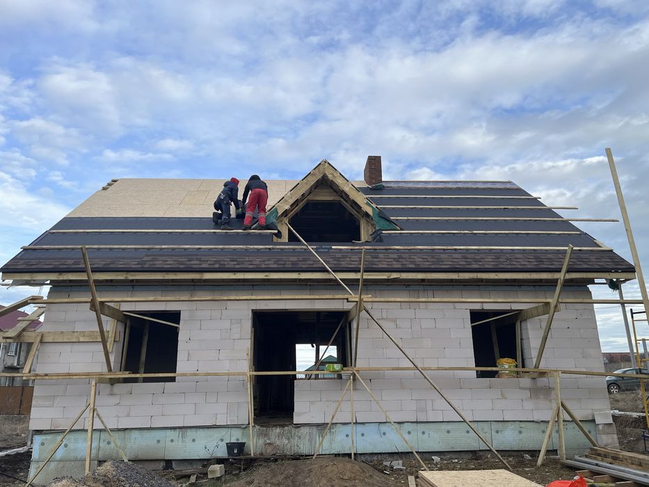 Кровельные работы Монтаж Черепицы Реконструкция Ремонт Утепление Крыши