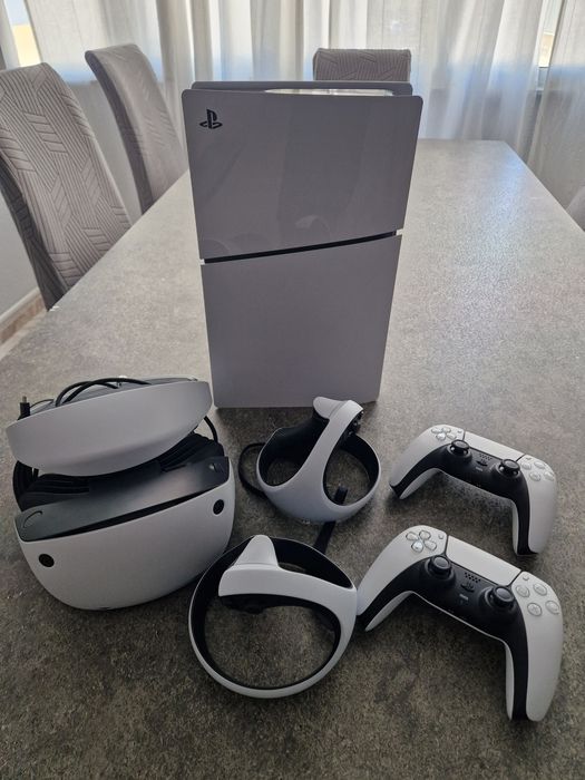 PS5 Digital + PS VR2 + 2 Comandos DualSense – Pack Completo