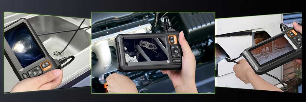 Endoskop Warsztatowy Kamera Inspekcyjna Full HD 5M LED IPS