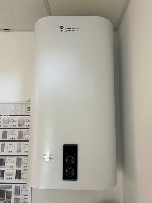 Бойлер плоский слім 80л водонагрівач Thermo Aliance