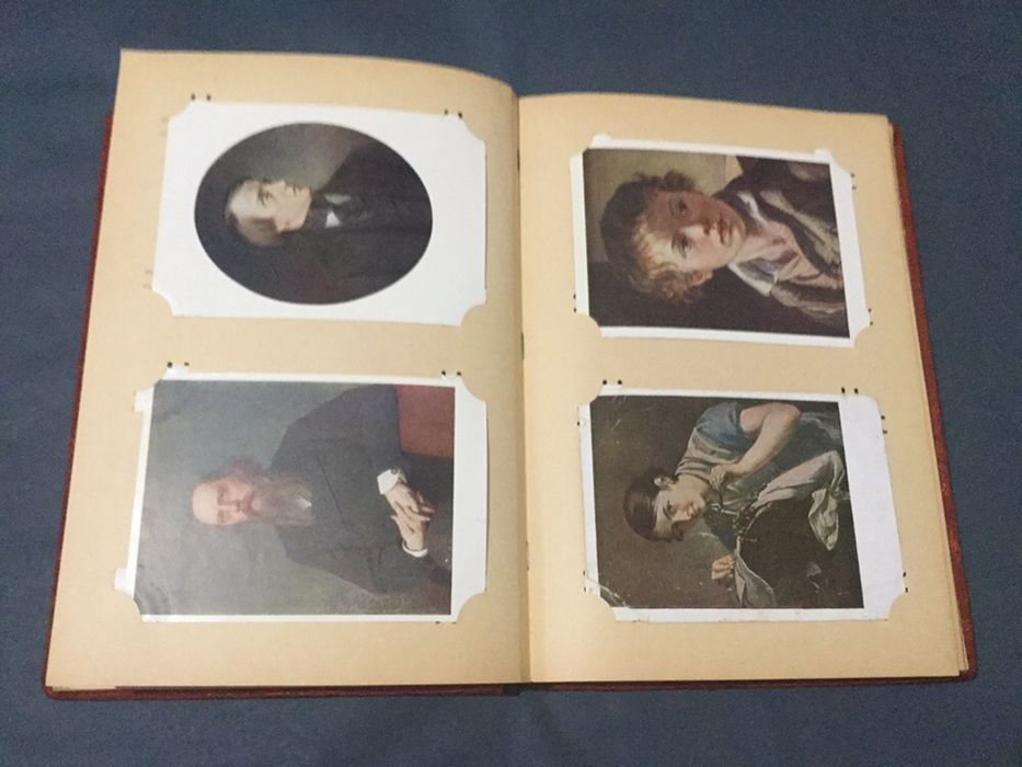 Альбом старый с открытками 1950 гг.