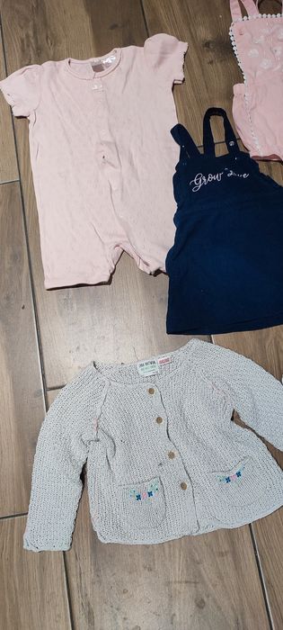 Zestaw ubranek dla dziewczynki rozmiar 86