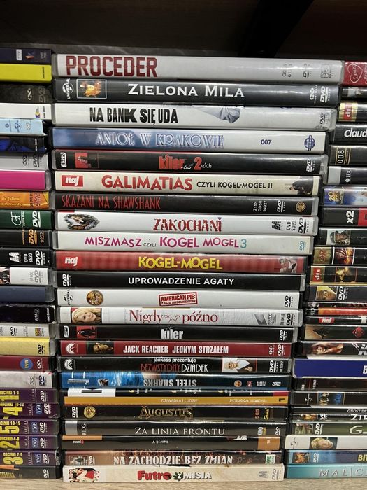 Kolekcja filmów na dvd