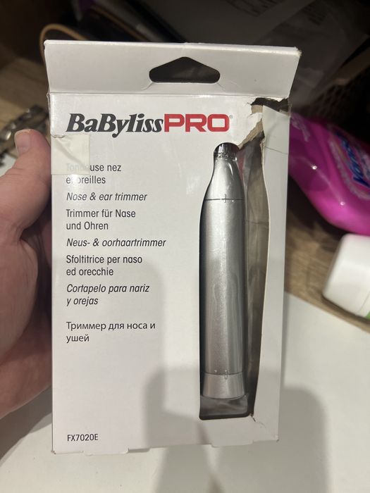 BaByliss PRO FX7020E — тример для носа та вух (новий)