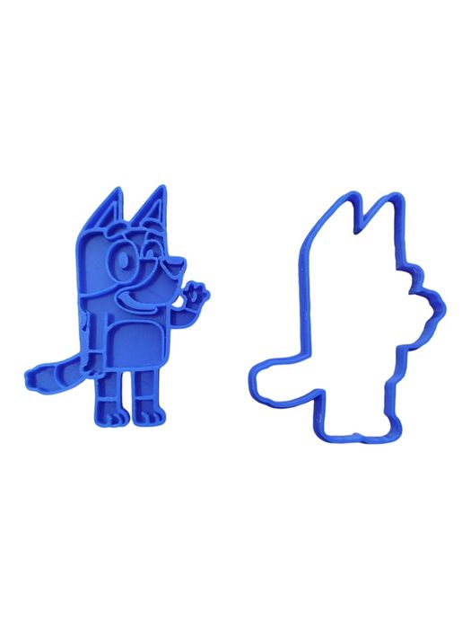 Cortadores de bolacha/biscoitos da Bluey e da Bingo.