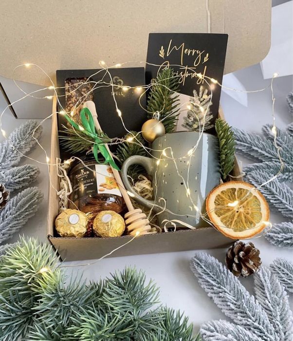 Подарочный бокс,подарунковий бокс,подарок Миколая Новий Рік Новый Год