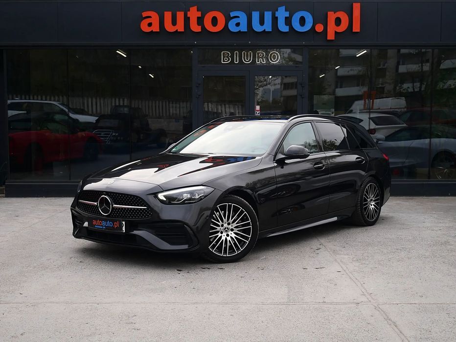 Mercedes-Benz Klasa C Serwisowany! Zadbany! Jasne skóry! Burmester! Mild Hybrid! AMG!