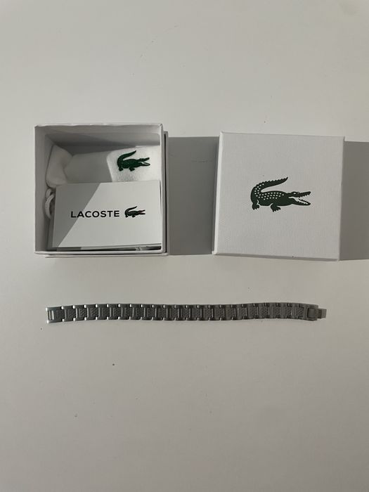 Srebrna bransoletka Lacoste