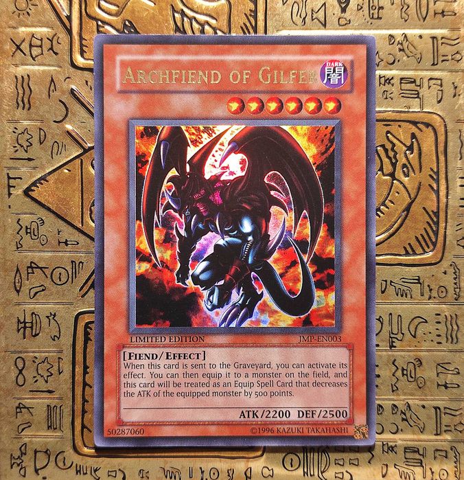 Archfiend of Gilfer - Edição Limitada Yugioh Paranhos • OLX.pt