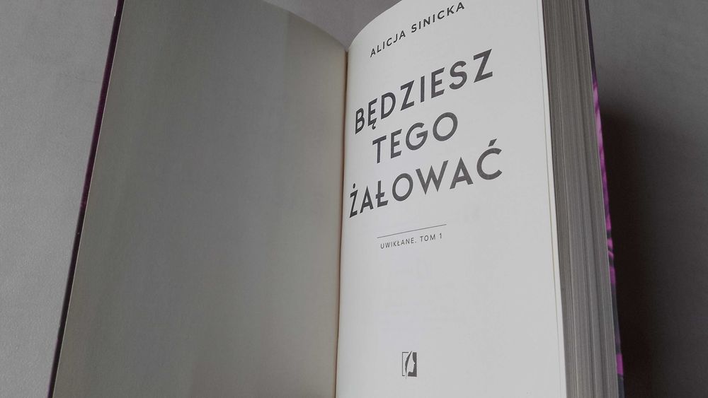 A. Sinicka "Będziesz tego żałować" 2021