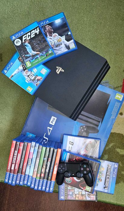 PS4 PRO + 20 Jogos