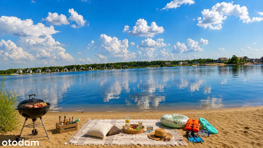 Zarybiony staw | Jezioro | Prywatna plaża | 30 min od Wrocławia