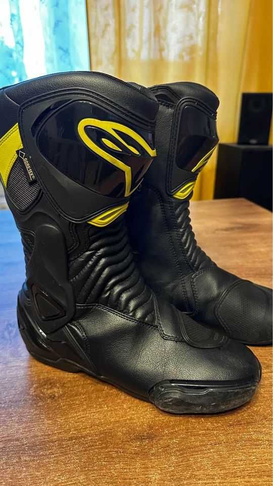 alpinestars smx-6 v2 blk/yellow 26.5cm