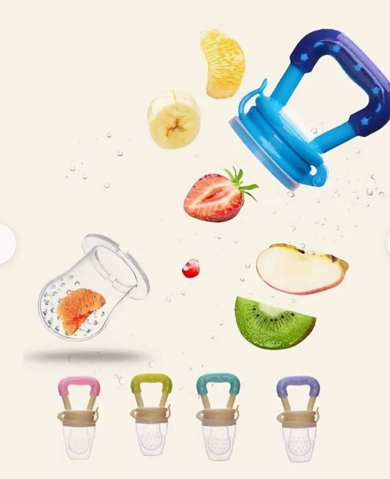 2 Alimentadores Fruta para Bebé NOVOS