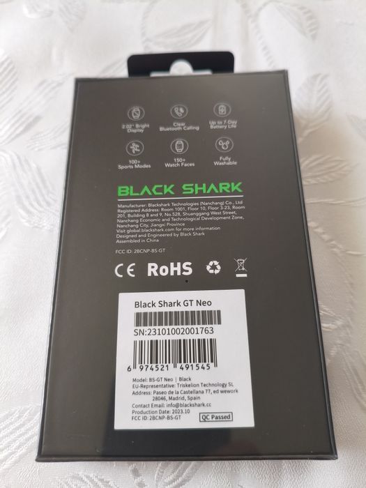 Black Shark GT Neo Глобальна Версія 2,02" 300 мАг