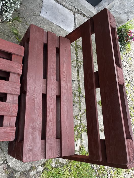 Zestaw ogrodowy z palet