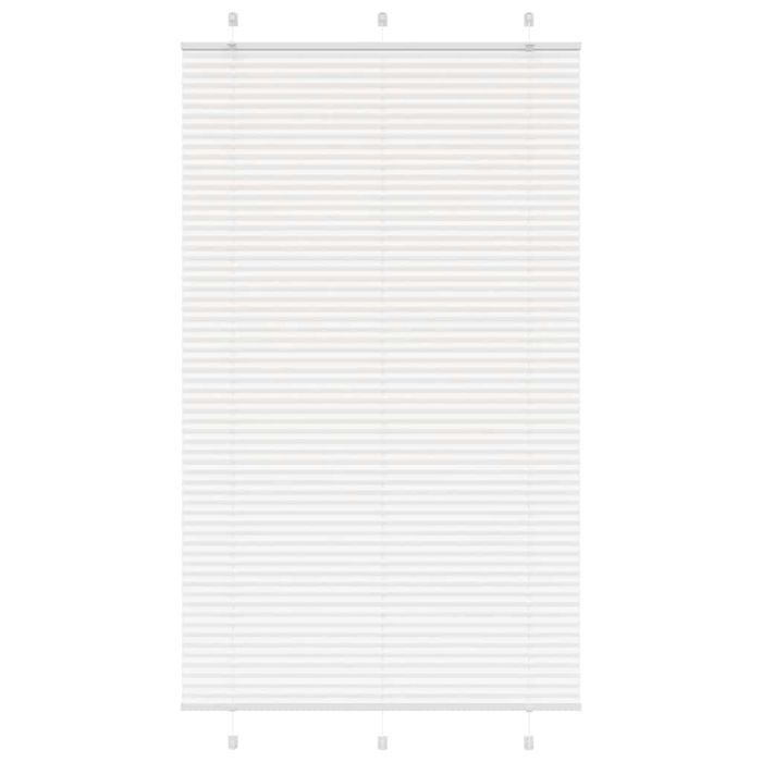 Vidaxl Roleta Plisowana Biała 120X200 Cm Szerokość Tkaniny 119,4 Cm