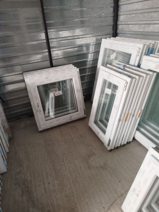 Okna pcv białe nowe, różne wymiary