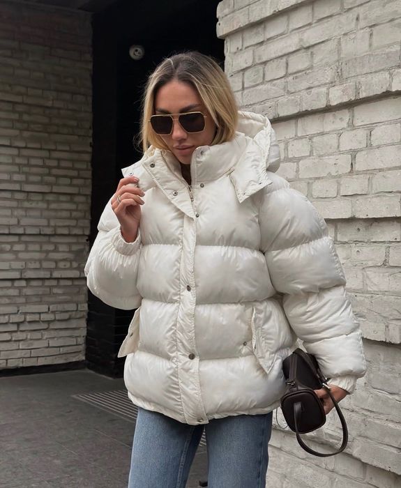 Пуховик класичної довжини