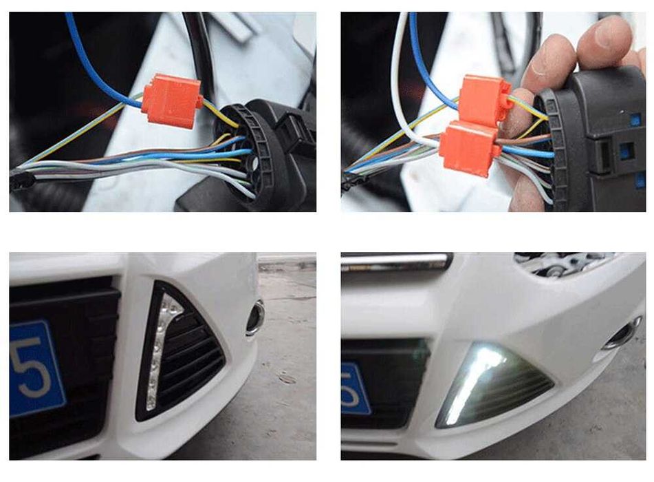 Птф без штатной проводки - Ford Focus III Hatchback, 1,6 л, 2013 года электроник