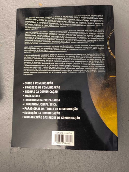 Fundamentos de Comunicação — Monteiro; Caetano; Marques; Lourenço