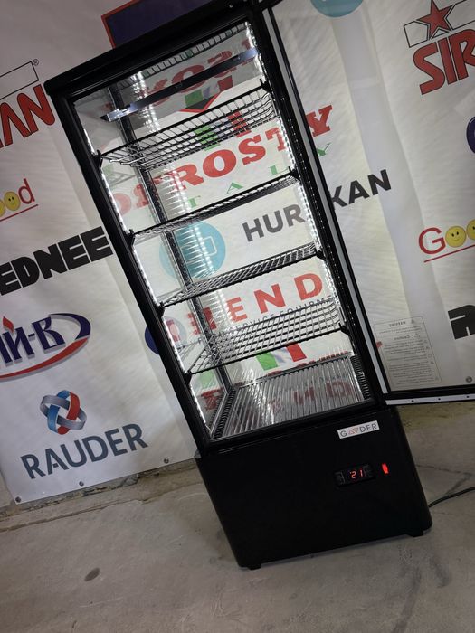 Холодильна Вітрина Кондитерська-Десертна Обєм 98 Літрів!