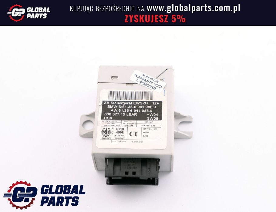 BMW X5 E53 X3 E83 MINI R50 Moduł Sterownik Immobilizera EWS
