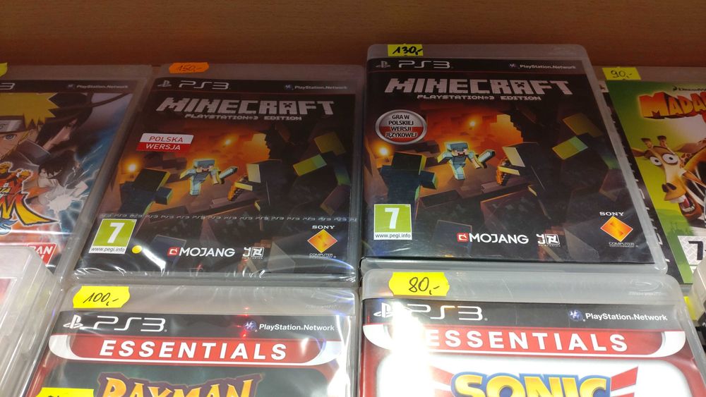 PS3 MINECRAFT  polska wersja stan idealny z gwarancją